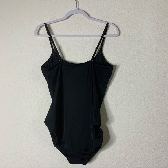 Andie Womens black the full coverage Amalfi one piece swimsuit L NWT - Picture 6 of 9